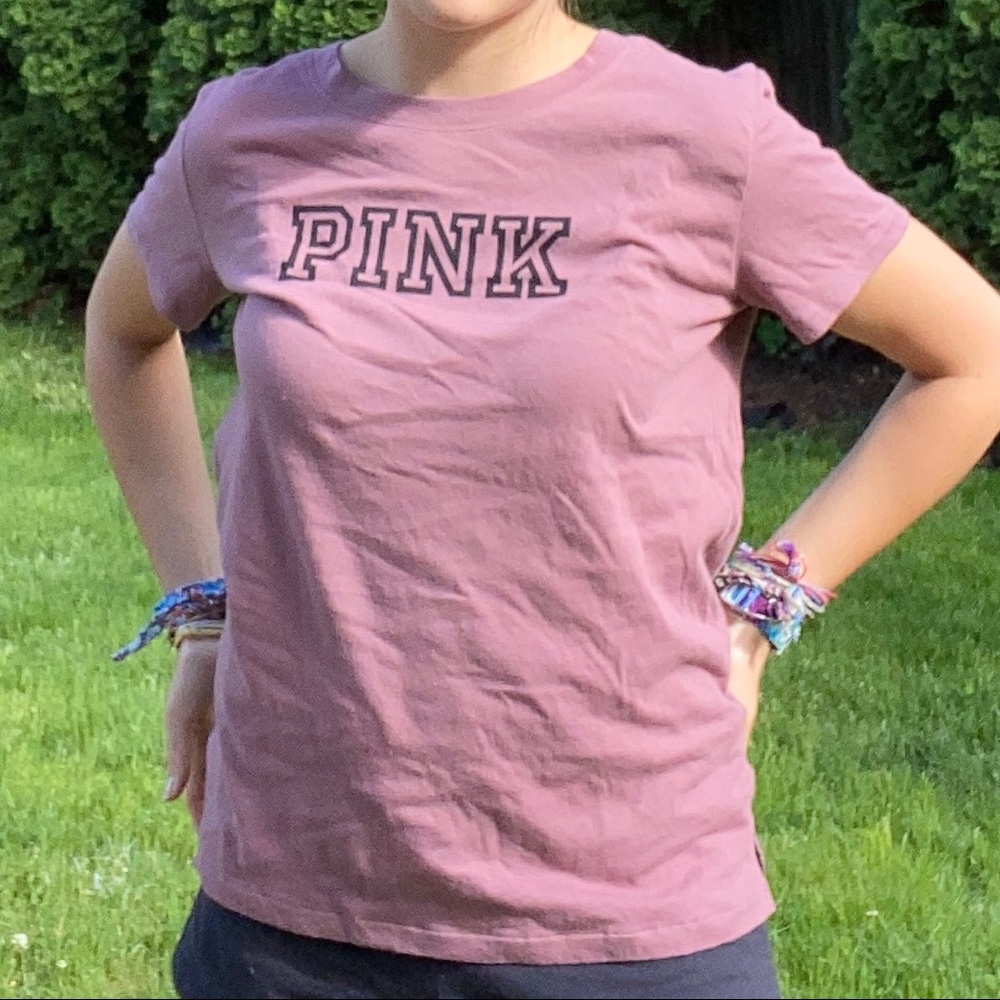Victorias Secret PINK mauve t-shirt
